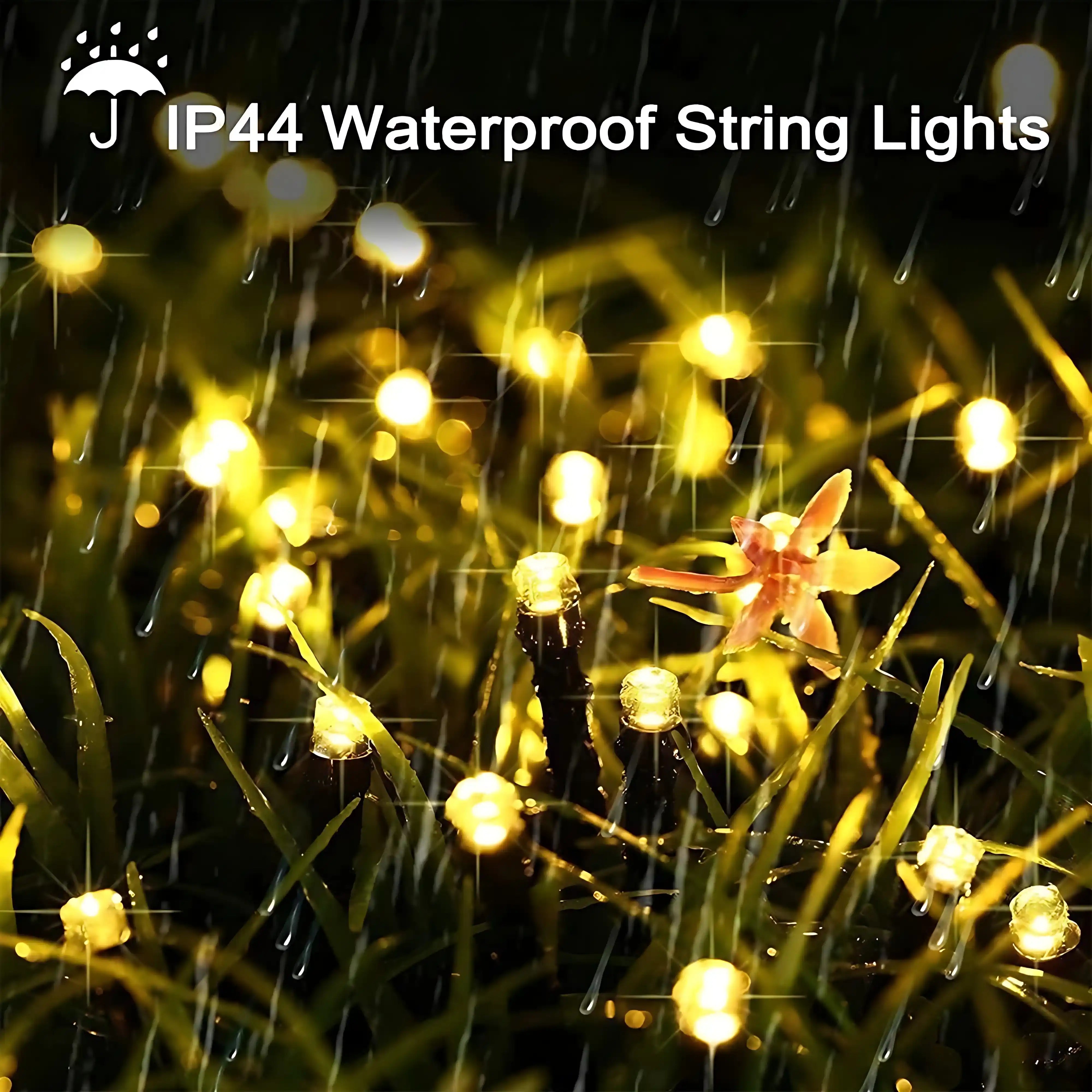 750 LED Cluster Lichterkette Warmweiß Strombetrieben Dauerlicht Weihnachtsdeko