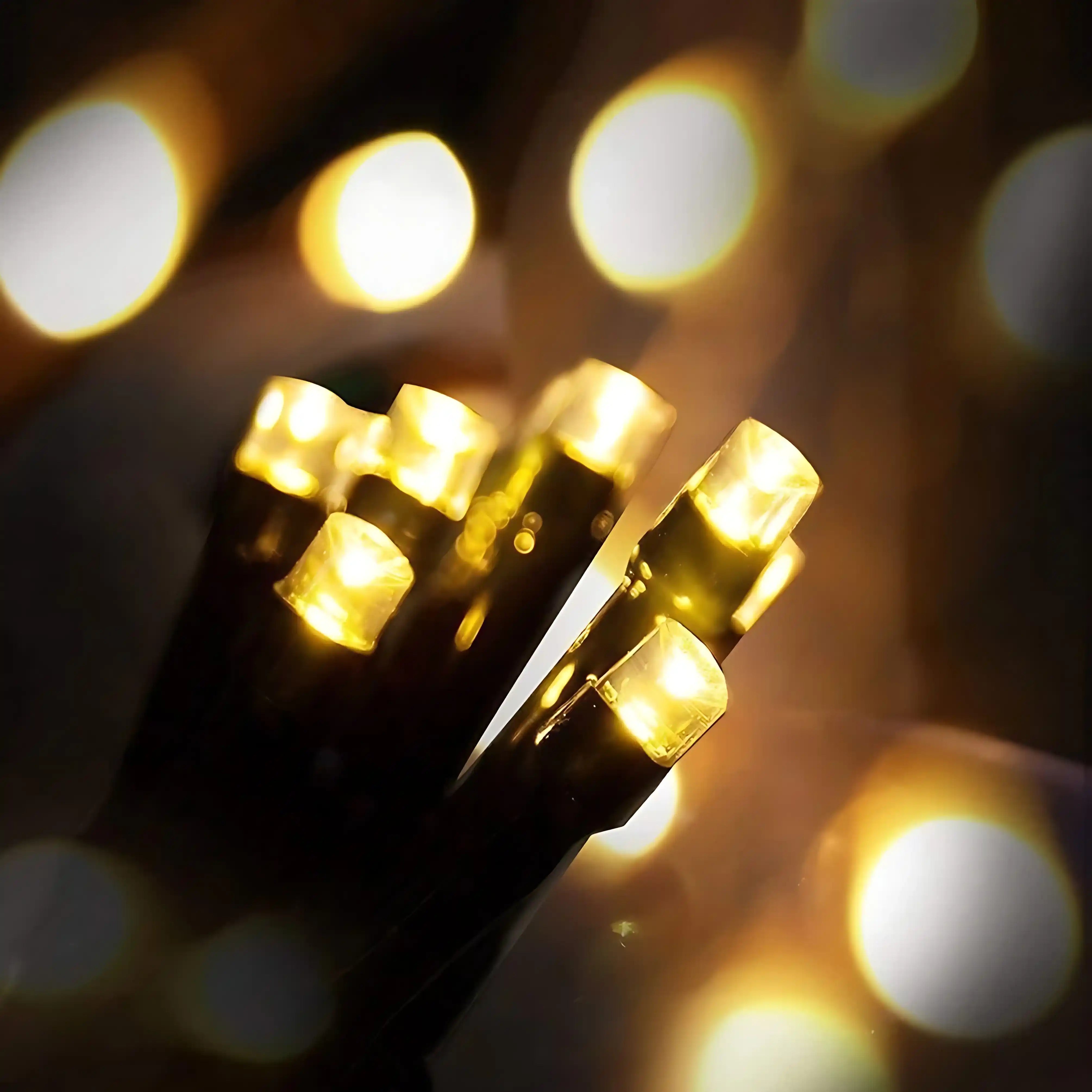 750 LED Cluster Lichterkette Warmweiß Strombetrieben Dauerlicht Weihnachtsdeko