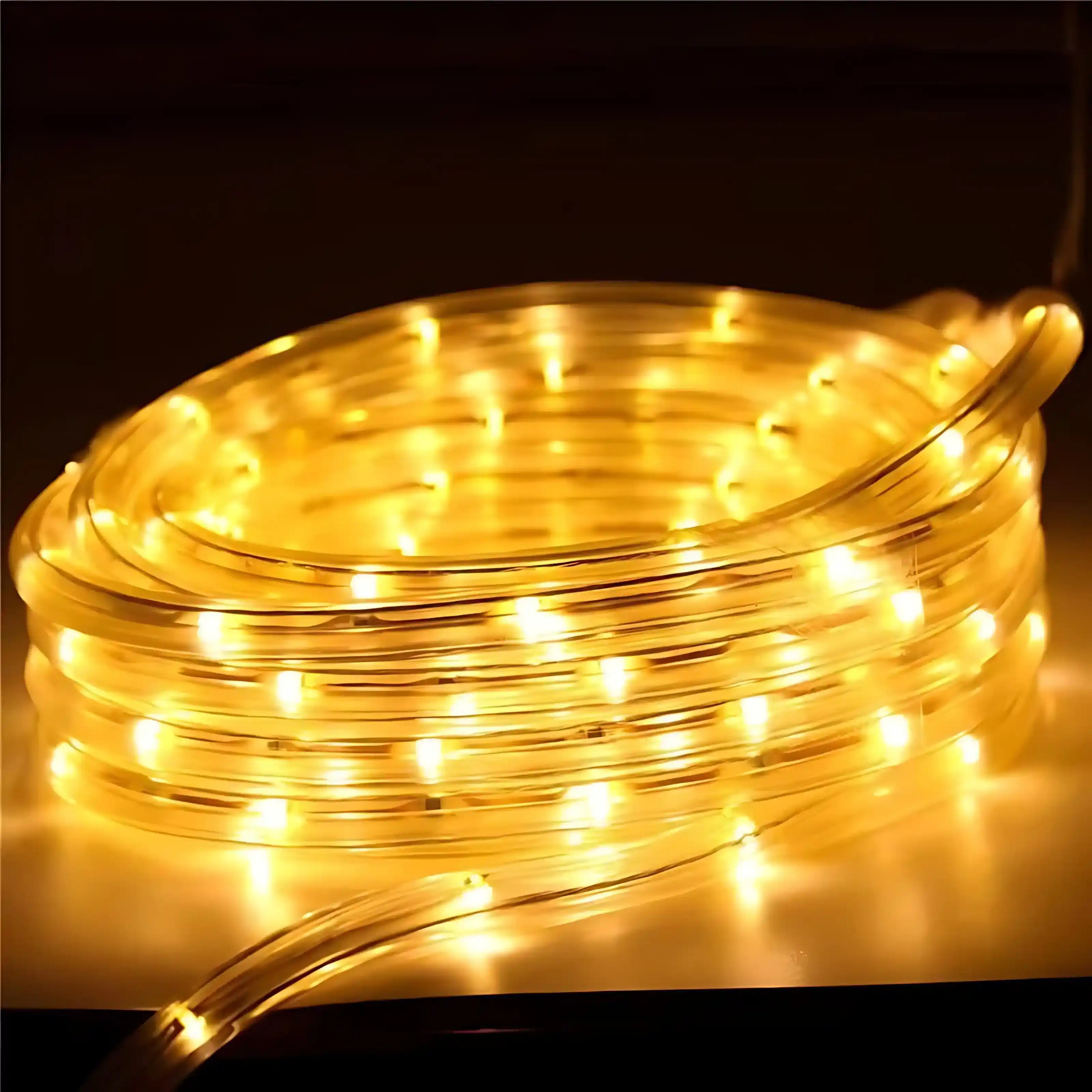 200er LED Lichterschlauch Strombetrieb Warmweiß für Innen und Außen