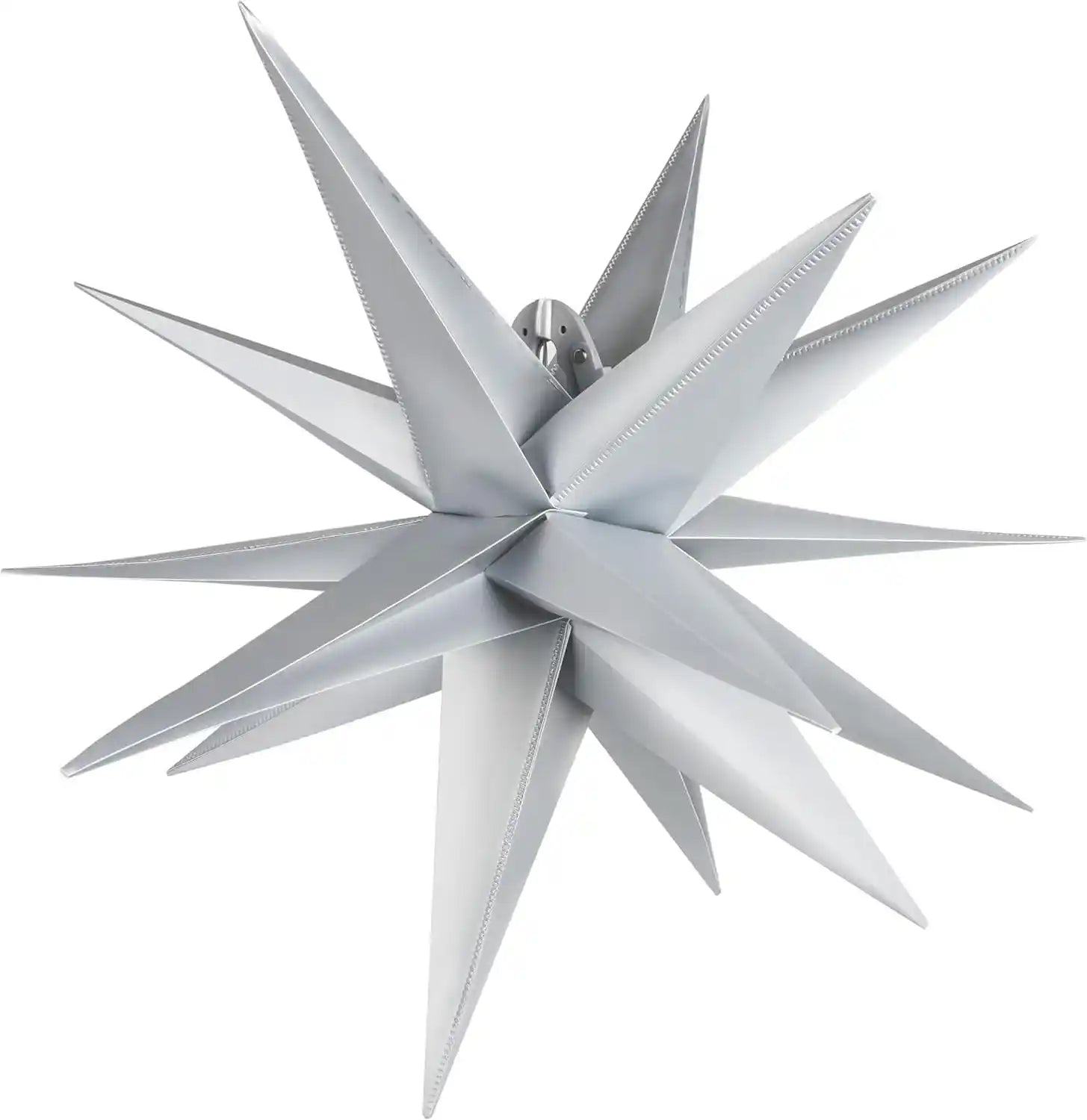 Silber 10 LED 60cm Weihnachtsstern Lichterkette Batteriebetrieben