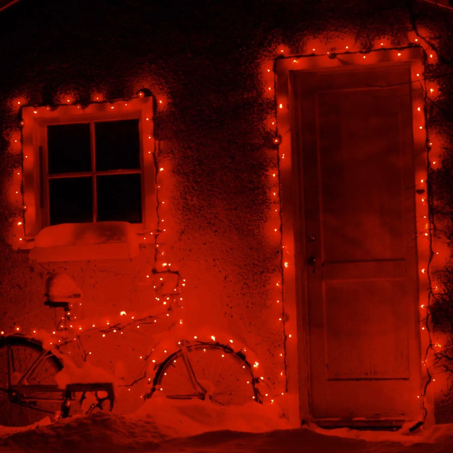 400 LED Halloween Lichterkette Rot Strombetrieben Außen Innen Mit Stecker