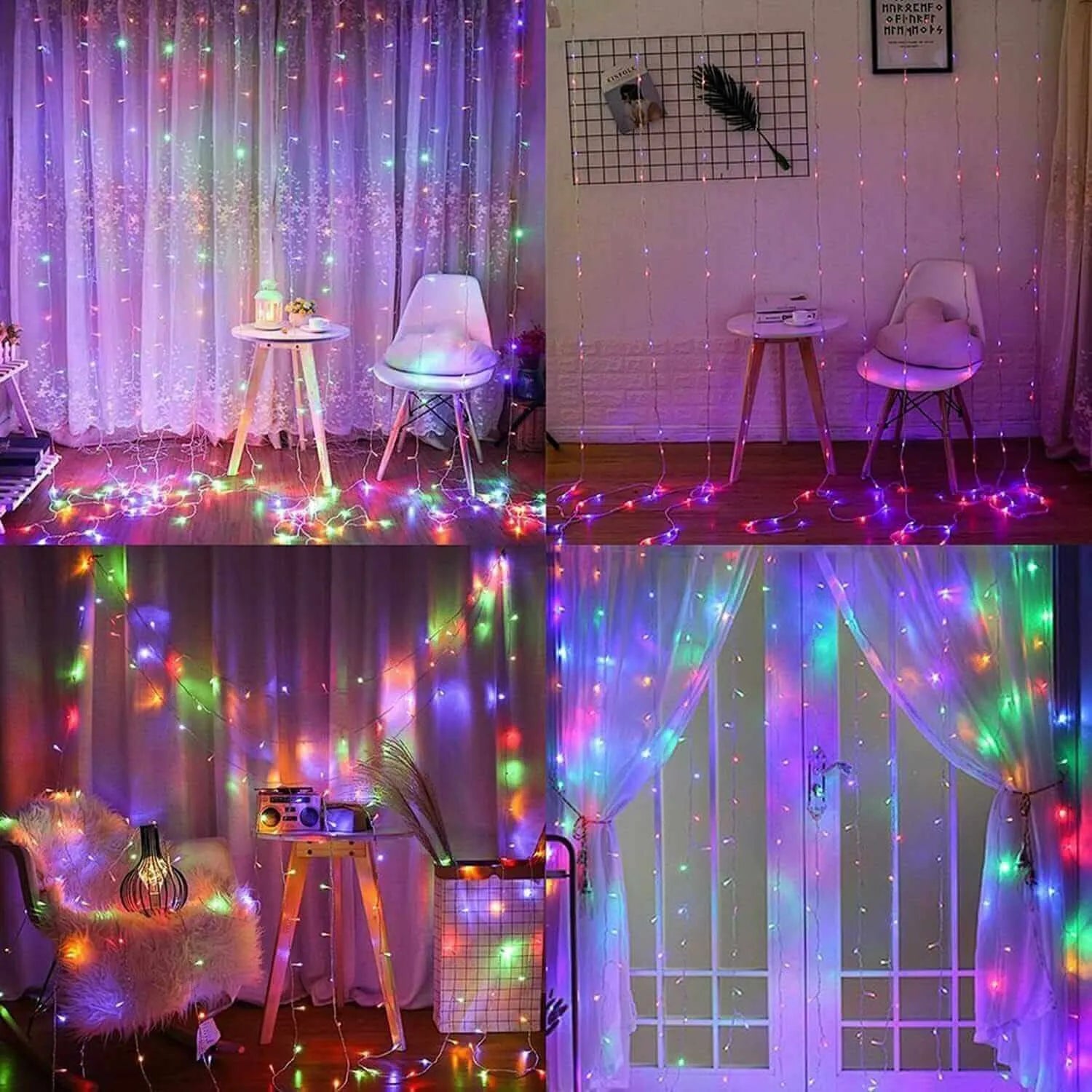 100 LED Lichterkette Strombetrieben Mit Stecker