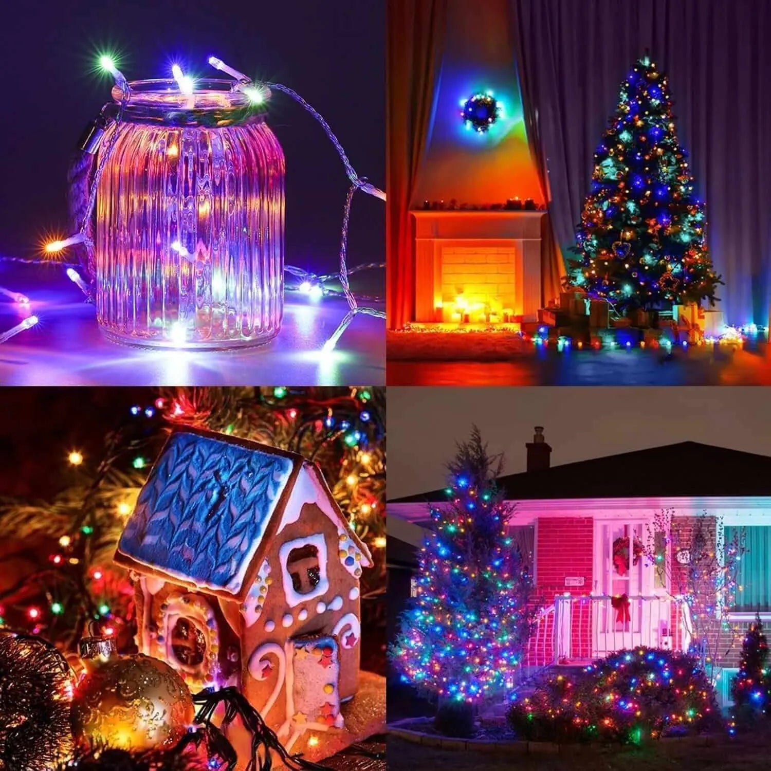 100 LED Lichterkette Strombetrieben Mit Stecker