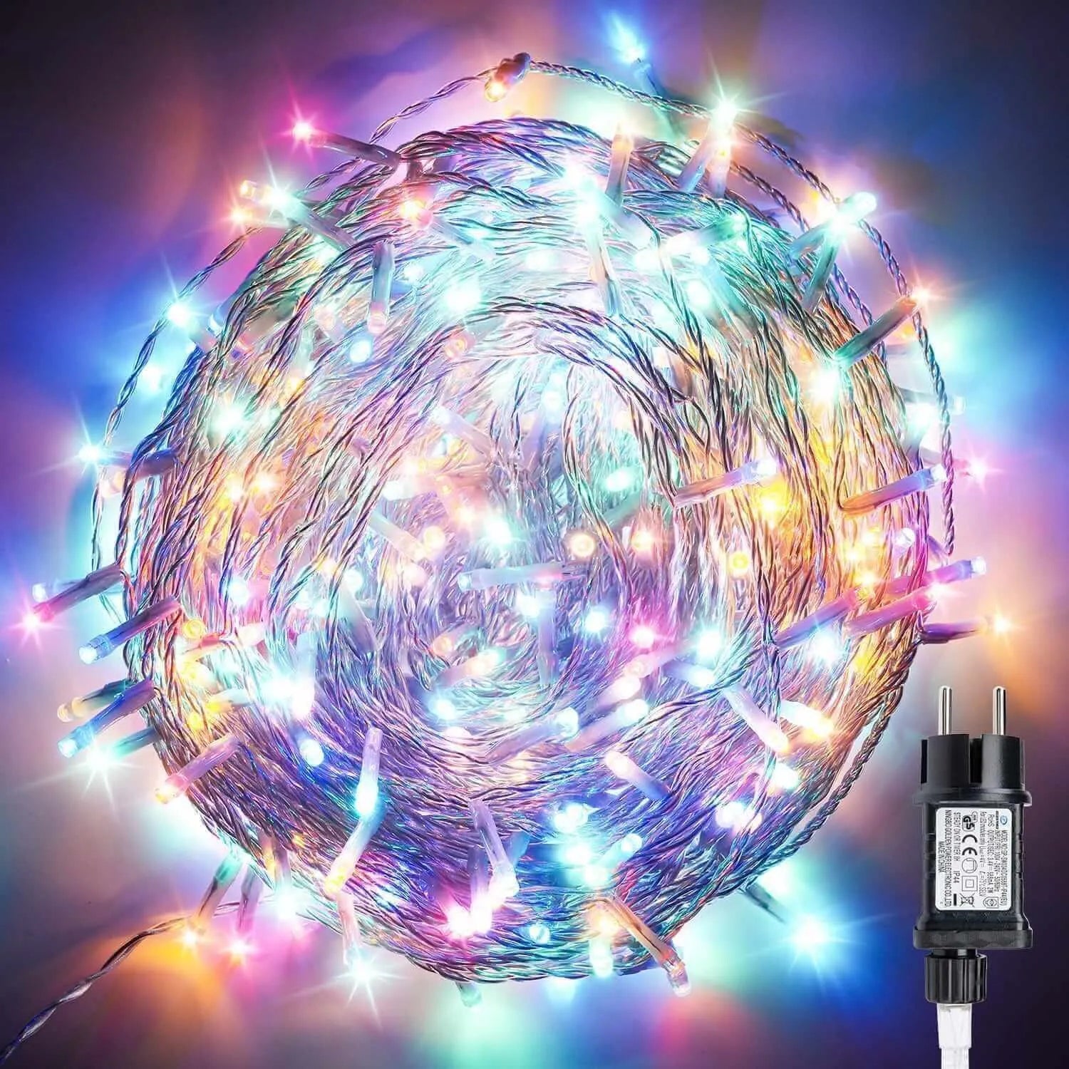 100 LED Lichterkette Strombetrieben Mit Stecker