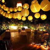 30er LED Lichterkette Lampion Deko für Garten Weihnachten Party Hochzeit